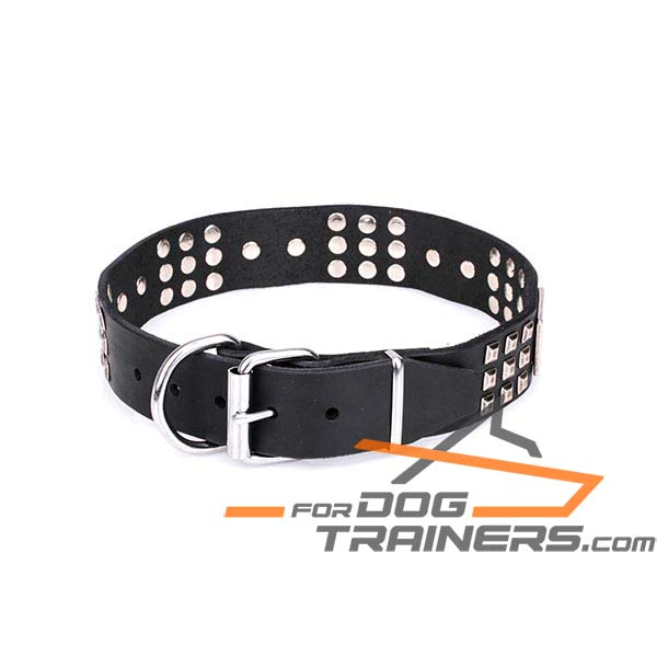 Leather Dog Collar for Reliable Handling