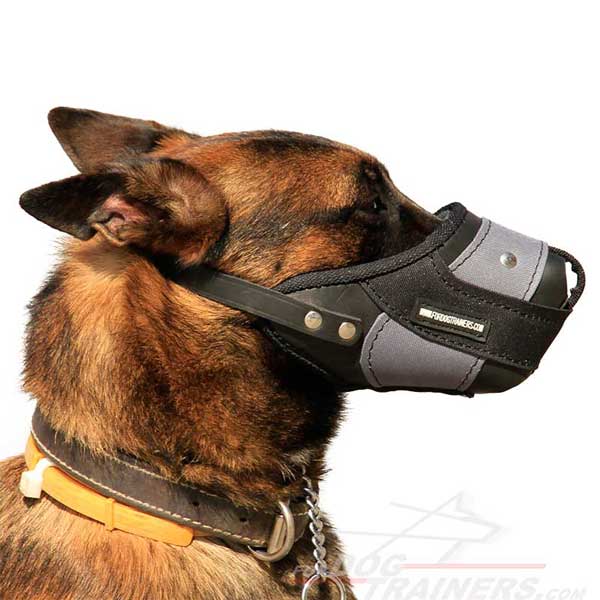 German Shepherd Dog Muzzle Riveted for strength