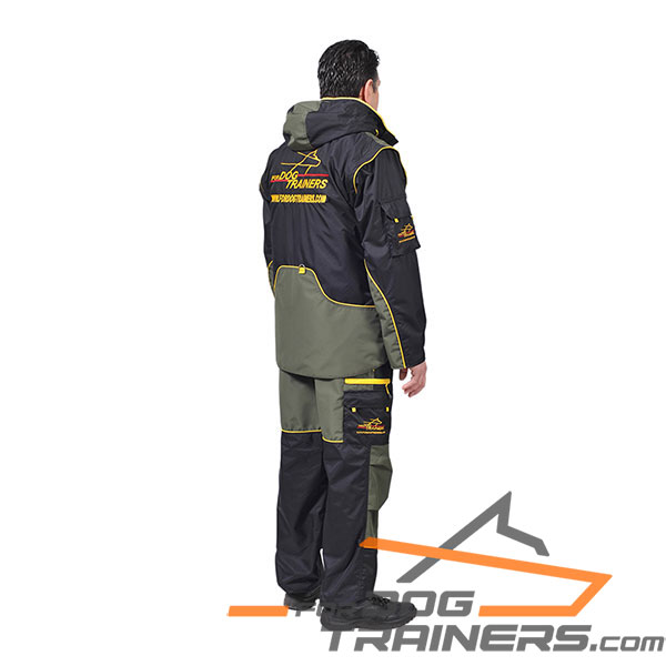 Hooded Dog Training Suit with Comfortable Pockets