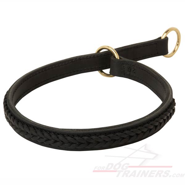 Leather Choke Dog Collar